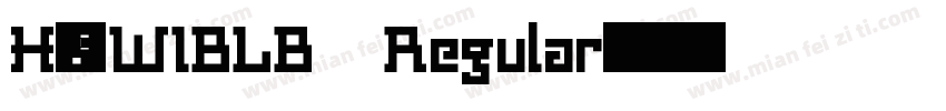 H_SWIBLB Regular字体转换